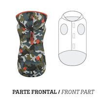 Cargar imagen en el visor de la galería, Chaqueta con capucha Army