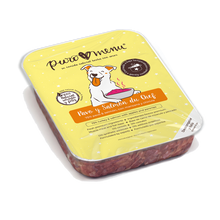 Cargar imagen en el visor de la galería, Puro menú comida cocinada pavo y salmon 800 grm