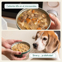 Cargar imagen en el visor de la galería, Cazuela casera de Boquerón, Pavo y Manzana para perros 280g
