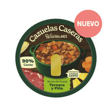 Cargar imagen en el visor de la galería, Cazuela casera de Ternera y Piña para perros 280g