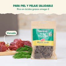 Cargar imagen en el visor de la galería, Wb snack pelaje sano venado 75g