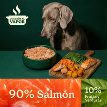 Cargar imagen en el visor de la galería, WB Comida Cocinada Salmón para perro 400g