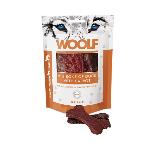 Woolf Hueso de Pato y Zanahoria 100g