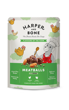 Cargar imagen en el visor de la galería, Harper &amp; Bones Albóndigas para perros
Flavours of the farm
Pollo y Pavo 300g
