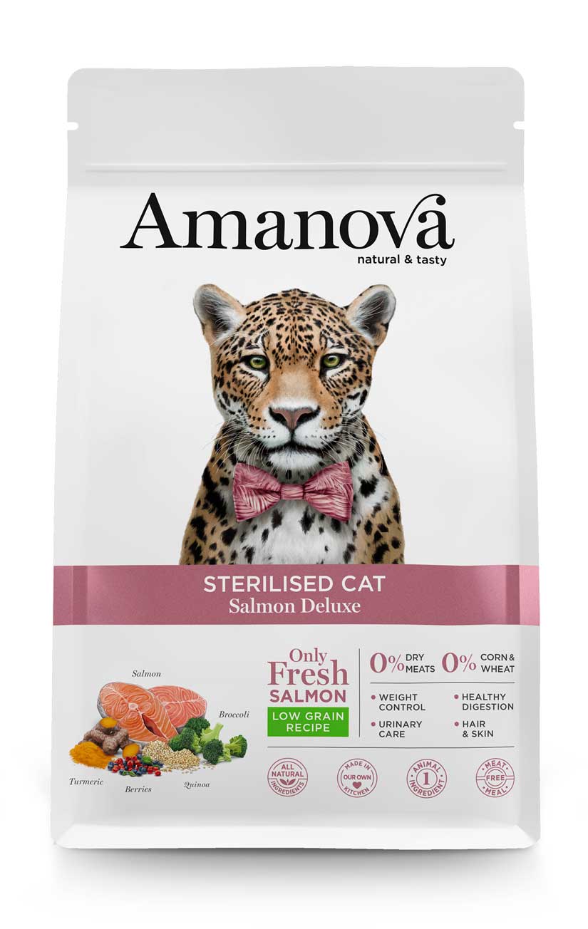 Amanova Cat Sterilised Salmon Deluxe