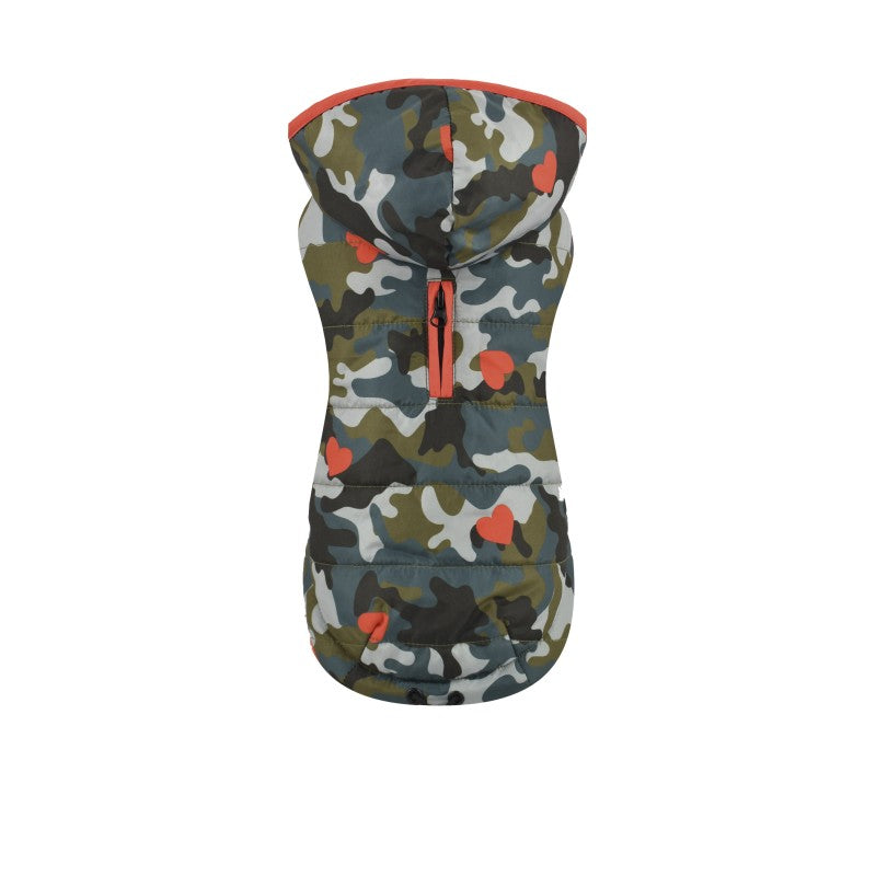 Chaqueta con capucha Army