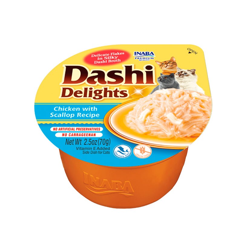 Churu Dashi Cat Deligth Pollo con vieira 70g