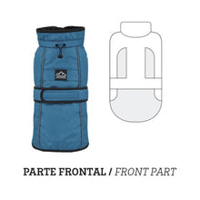 Cargar imagen en el visor de la galería, Impermeable con Forro Polar Tormenta Perfecta sin patas Azul
