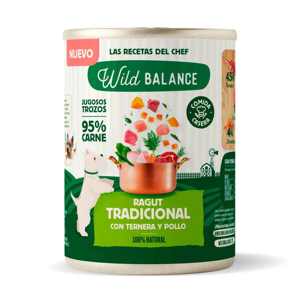 Lata WB Ragut Tradicional con ternera y pollo 400g