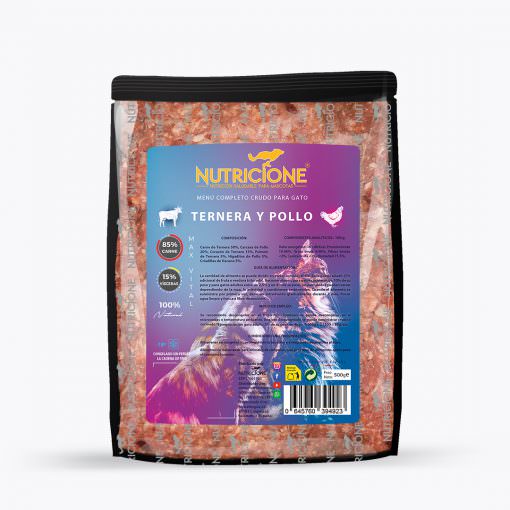 Nutricione Menu Gato Ternera y Pollo 500g