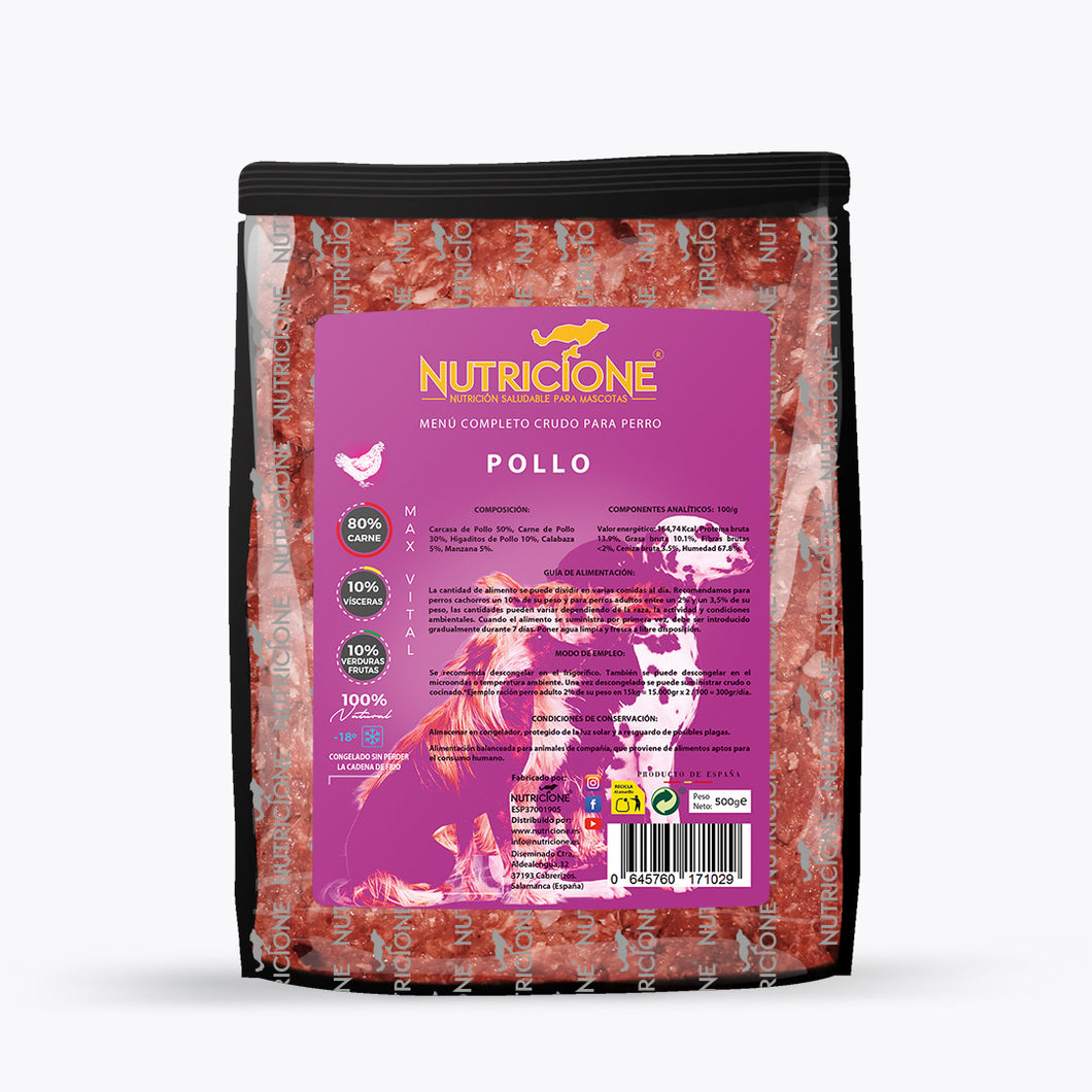 Nutricione Menú de Pollo 500g