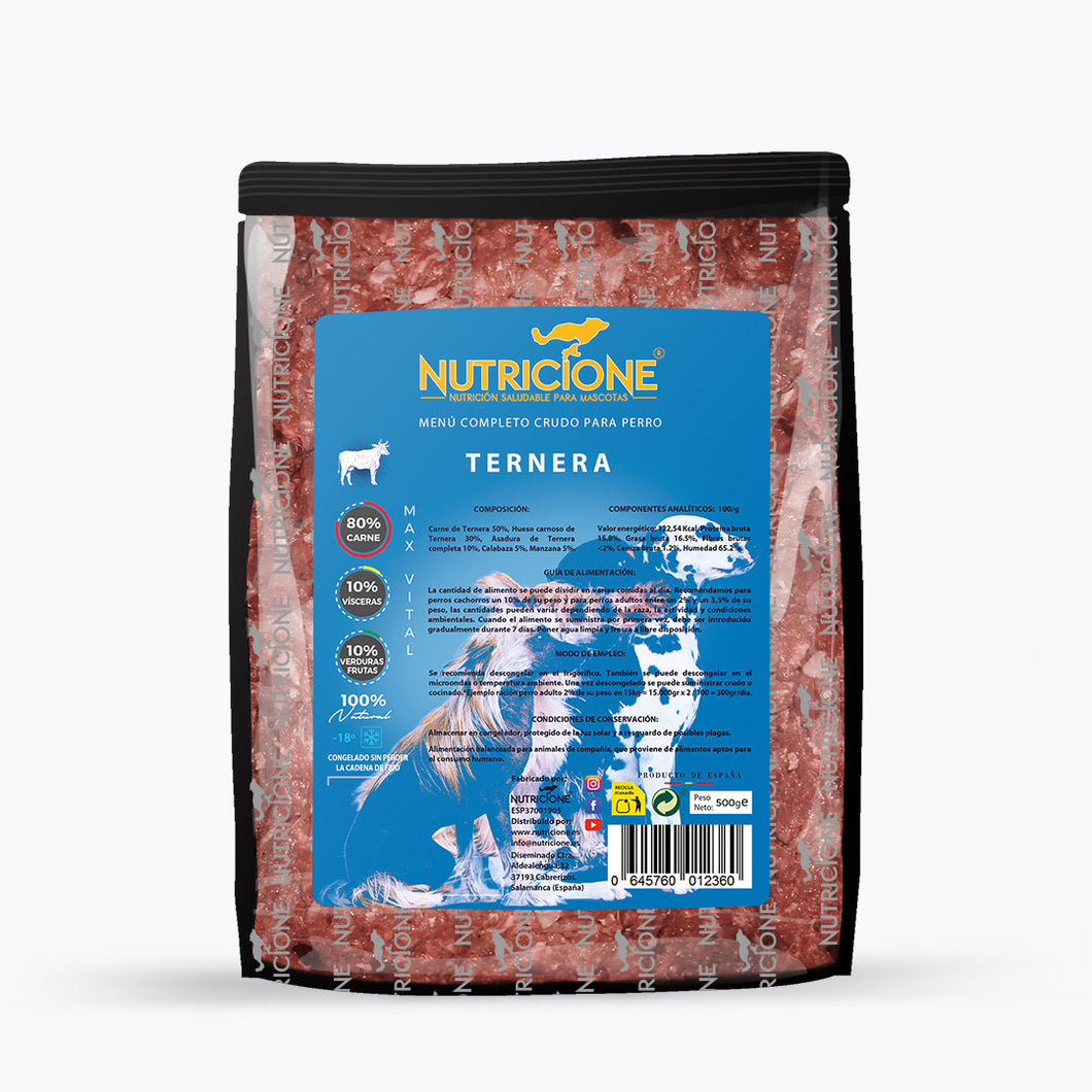 Nutricione Menú de Ternera 500g