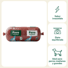 Cargar imagen en el visor de la galería, WB Menú BARF GRANDE de pavo 500g
