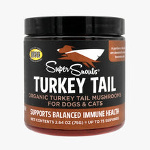 Cargar imagen en el visor de la galería, Super Snouts Turkey Tail 75g. Regula y Refuerza el Sistema Inmune.
