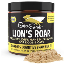 Cargar imagen en el visor de la galería, Super Snouts Lion's Roar 75 gr. Regula el Sistema Inmune. Apoyo cognitivo y digestivo.
