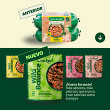 Cargar imagen en el visor de la galería, WB Comida Cocinada Ternera para perro 400g
