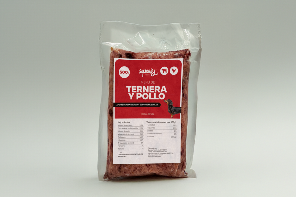 Menú Ternera y Pollo 6Kg