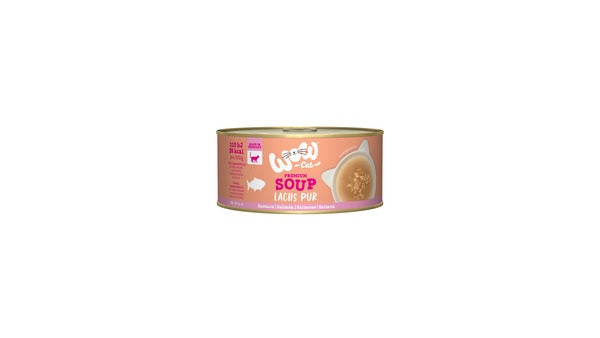 Wow Cat Sopa con Salmon 70g