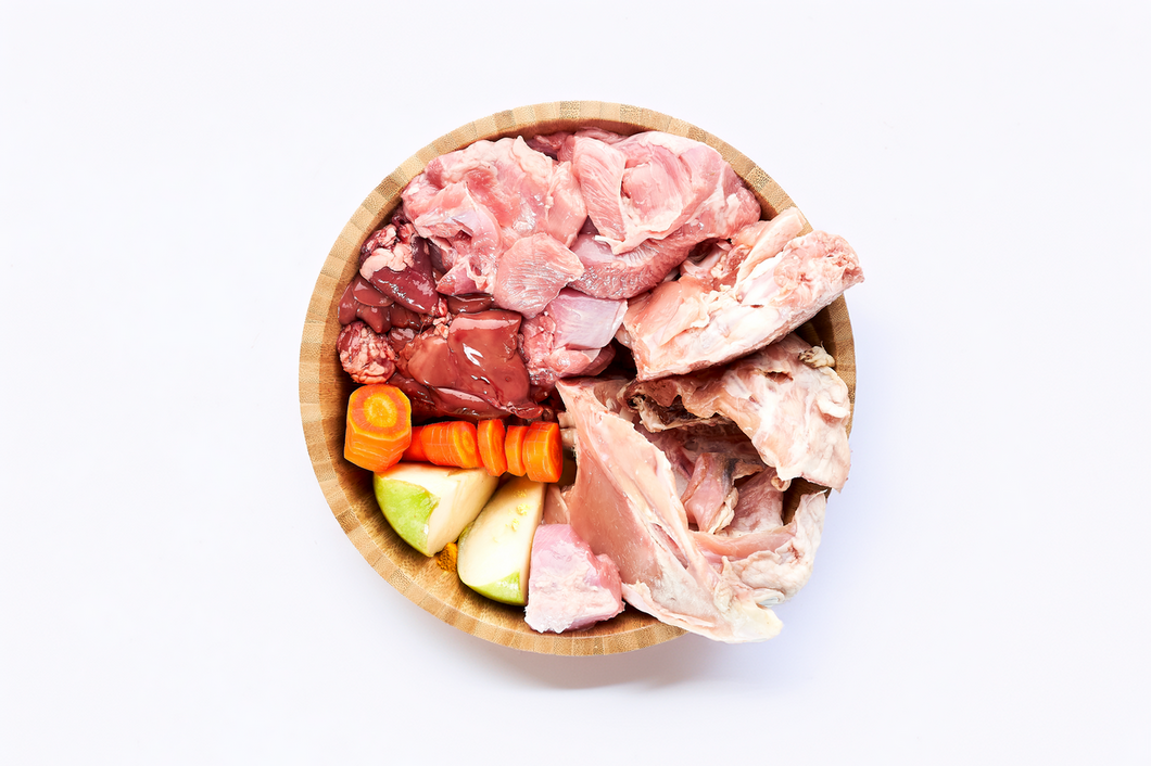 Menú BARF de pavo monoproteico 6K