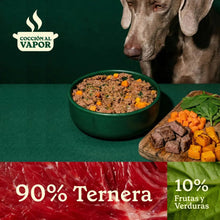 Cargar imagen en el visor de la galería, WB Comida Cocinada Ternera para perro 400g
