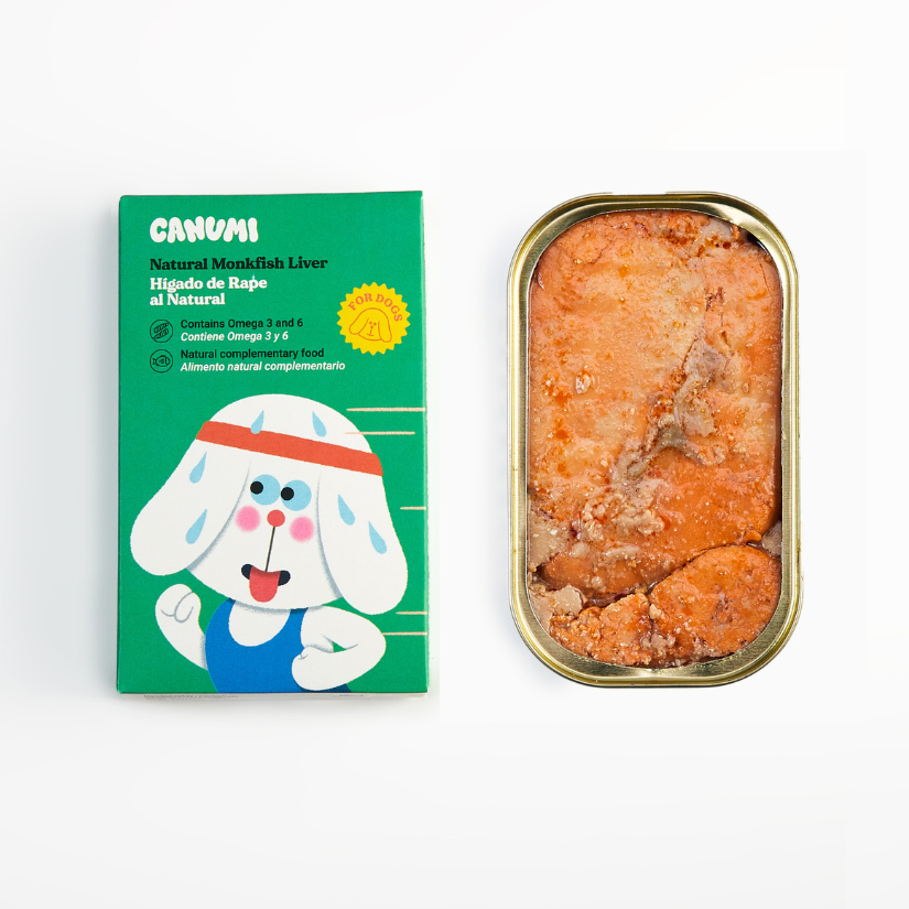Canumi HÍGADO DE RAPE AL NATURAL para Perros y gatos 115g
