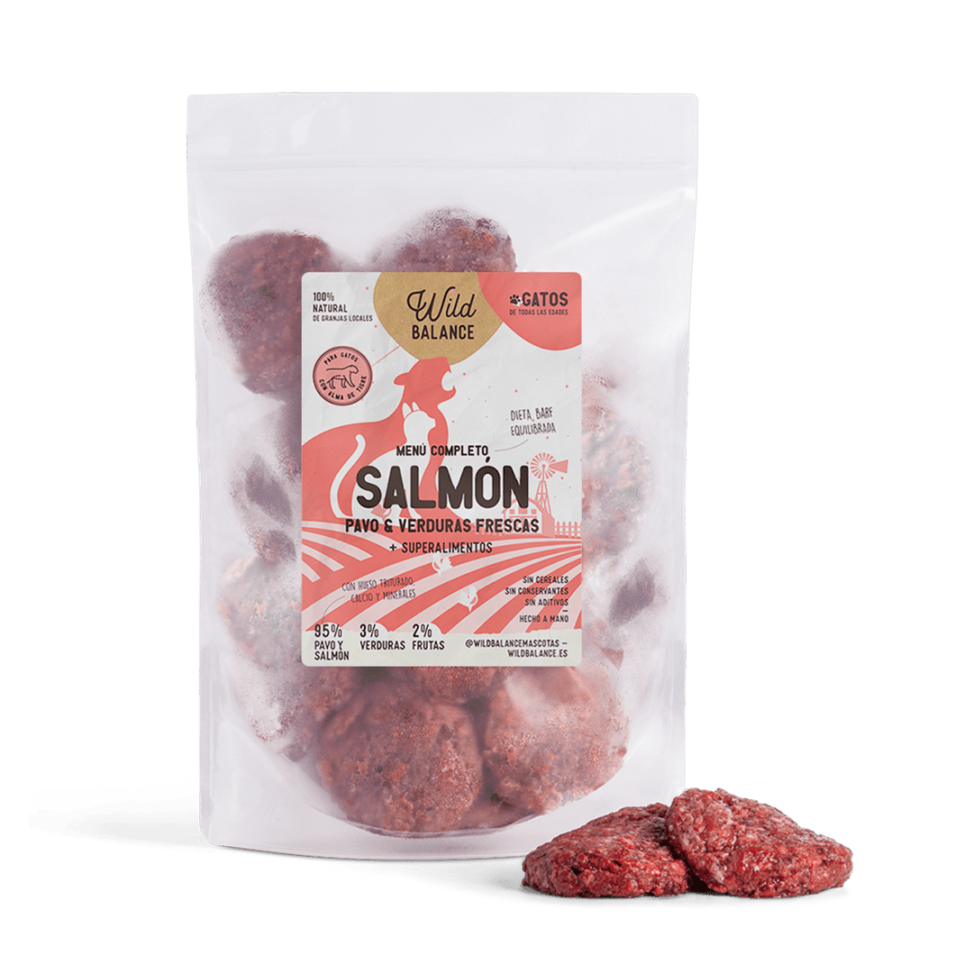 WB Menú Salmón para gatos 1Kg