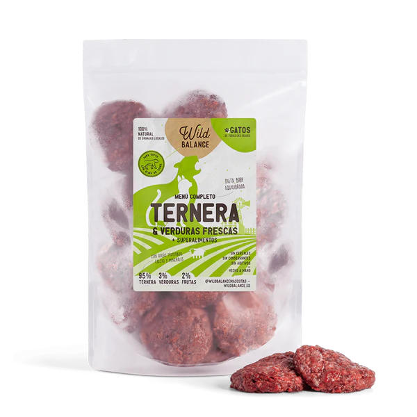 WB Menú Ternera para gatos 1Kg